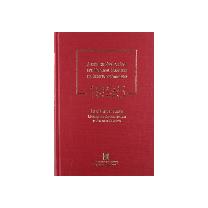 Jurisprudencia civil del Tribunal Superior de Justicia de Catalunya 1995